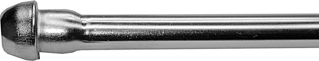 Brass Supply Tube With Metal Nose Piece, 3/8" X 20" Chrome Plated