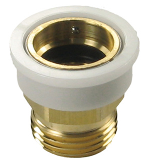 3/4" Male Hose Thread Snap Adapter W/Large Hole
