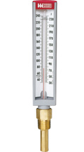 Weiss Instruments Navy Class Straight Thermometer 30°-240°. Less Thermowell