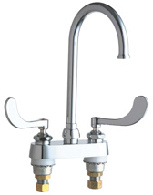 Chicago Deck Mounted 4" Centerset Faucet. 1.5 GPM