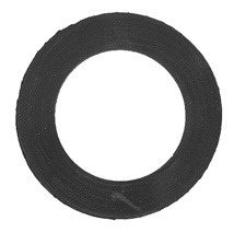 Black Rubber Slip Joint Washer, 2" X 1-1/2"