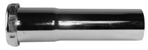 Tubular Slip Joint Extension Tube 1-1/2" X 6" Chrome, 20 Gauge