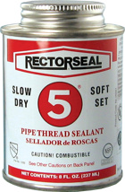 Rectorseal #5 Pipe Joint Compound, 1/2 Pint