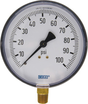 Boshart Pressure Gauge Only 4-1/2" LF 0-100 .lb Pressure