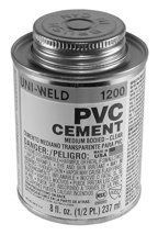 PVC Cement 1/2 Pint