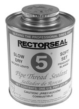Rectorseal #5 Pipe Joint Compound, 1 Pint