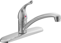 Moen Chateau® Single-Handle Kitchen Faucet Less Hose and Spray