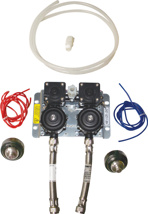 Willoughby Dual Temperature, Metering Valve With Push Button Assemblies
