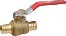 Matco-Norca Lead Free Full Port Forged Brass Ball Valve with 1/2" X 1/2" Pex Ends
