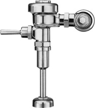Sloan Regal Urinal Flush Valve, 0.5 GPF, 1-1/2" x 3/4" x 9" Vacuum Breaker