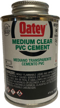 PVC Cement 1/4 Pint