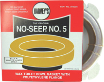 Harvey #5 No-Seep Closet Wax Gasket with 4" Horn
