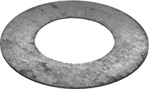 Galvanized Spud Friction Ring 1-1/2" x 1-1/2"