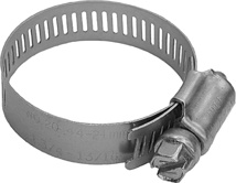 Stainless Steel Hose Clamp, 7/16" - 25/32"