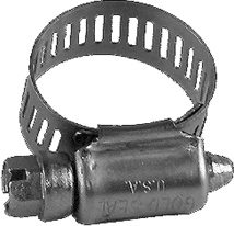 Stainless Steel Hose Clamp, 1/2" - 1"