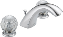 Delta Widespread Faucet With 5-1/4" Spout 1.2 GPM