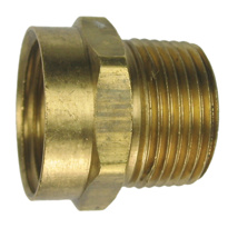 Brass Hose Fitting 3/4" FHT x 3/4" MPT