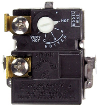 2 Point Plain Lower Thermostat for Double Element Heaters with HLC