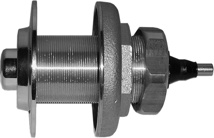 Sloan Push Button Handle Assembly for 1" wall with 3-3/4" L Dimension C-9-A
