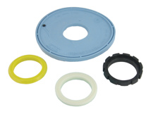 Zurn Chemical-Resistant Diaphragm with 3 Flow Rings for AquaFlush® Flush Valve