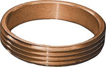 DWV Copper Solder Collar, 1-1/4" SWT X MPT