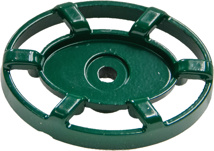 Arrowhead Green Oval Handle