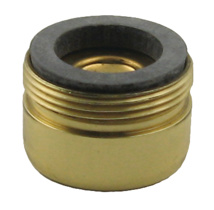 Polished Brass Small Male Threaded Aerator 2.2 GPM 13/16" – 27