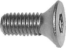 Acorn #10-32 X 1/2" Stainless Steel Tamper Proof Allen Flat Head Screw (10 Pack)