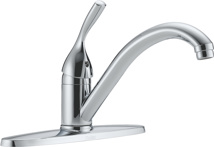 Delta 8" Kitchen Faucet, Less Spray 1.8 GPM