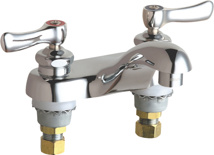 Chicago 4" Centerset With Lever Handles (Vandal Resistant. 2.2 GPM
