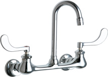 Chicago 8" Wall Mount Faucet. 2.2 GPM