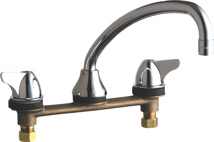 Chicago Classic 8" Concealed Kitchen Sink Faucet Less Spray