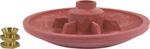 American Standard AST-6 Snap-on Disc with Screw-on Adapter, made with Chemical resistant red rubber
