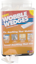 White Soft Wobble Wedges® (300 Pack)