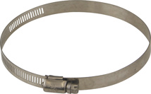 Stainless Steel Hose Clamp, 4-1/16" - 5"