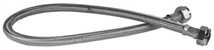Stainless Steel Braided Supply, 1/2" FPT X 1/2" FPT X 24"