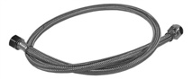 Stainless Steel Braided Supply, 1/2" Compression X 1/2" FPT X 36"