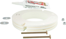 1/4" Flange Extension Set (3 Flanges , A Set Of Closet Bolts, And A Tube Of Polyseamseal®)