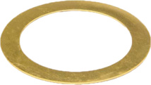 Brass Spud Friction Ring 1-1/2" x 1-1/2"