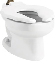 Kohler® Primary™ Floor-Mounted Flushometer Bowl