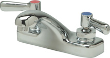 Zurn AquaSpec® 4" Centerset Faucet, 4" Integral Spout, 2.2 gpm Pressure-Compensating Aerator, Lever Handles