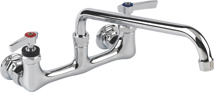 Encore 8" Wall Mount Faucet With 12" Tubular Swing Spout Complete, 2.2 GPM