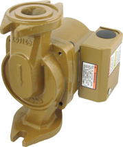 Bell & Gossett Bronze Body Booster Pump (Gold Color) NBF-22  92 Watts, Flange Sizes: 3/4", 1", 1-1/4", 1-1/2"