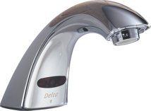 Delta Battery Operated Electronic Faucet, 0.5GPM