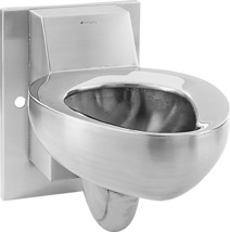 Metcraft Toilet with Back Supply 1.6 GPF