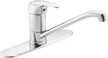 Moen M-Dura™ Single-Handle Kitchen Faucet, Less Spray