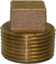 1/2" Brass Solid Plug