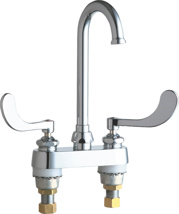 Chicago Deck Mounted Hot & Cold Water Sink Faucet. 1.5 GPM