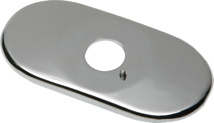 Chicago 4" Trim Plate With Locating Pin & Mounting Hardware for HyTronic Series Faucets