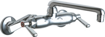 Chicago Wall Mount Faucet. 2.2 GPM